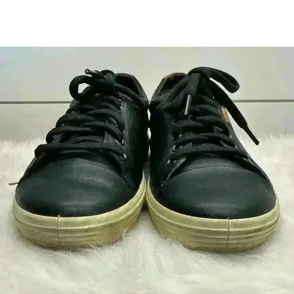 ECCO Men’s Comfort Lace up Soft Leather SNEAKERS US Size 8 - Picture 8 of 11